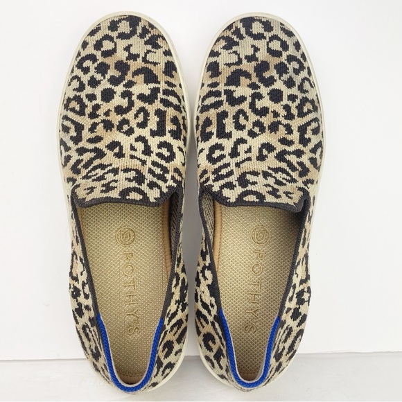 Rothy’s Desert Camo Cat Cheetah Mob Boss Wife Slip On Limited Edition Sneaker - Picture 2 of 15